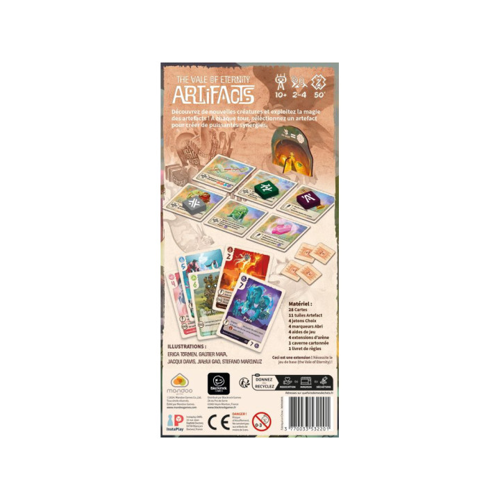La Valle dell'Eternità - Artefatti - GIOCHI IN FAMIGLIA