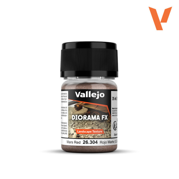 Vallejo - Diorama FX Landscape Textures Mars Red 35 ml 0.2mm-0.6mm (26.304) - VALLEJO