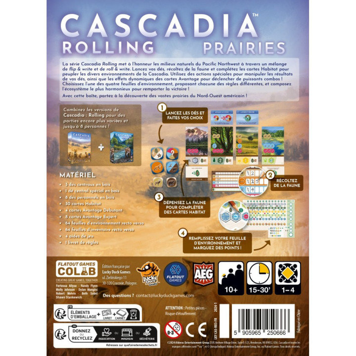 Cascadia Rolling: Prairies - FAMILY GAMES