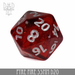 DÉS - 55mm D20 - Pyre Fire