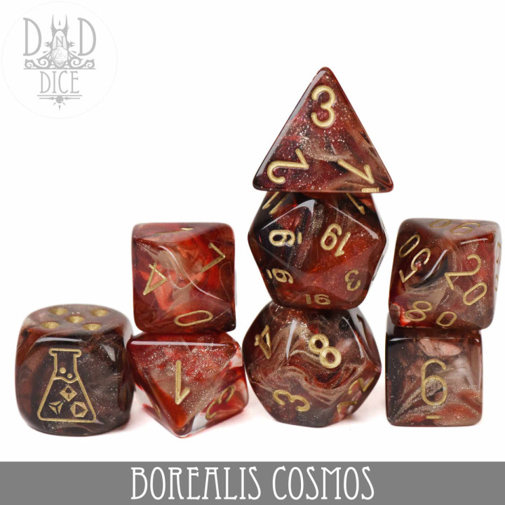 DÉS - Borealis Cosmos 8 Dice Set