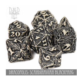 Set di dadi Dracopolis Blackfang - GIOCARE DI RUOLO