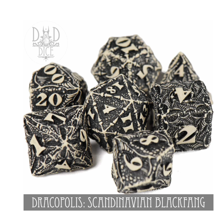 JEUX DE RÔLES - Dracopolis Blackfang Dice Set