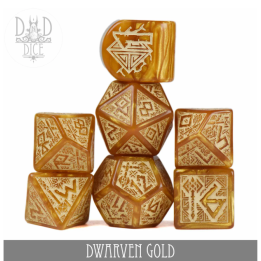 ACCESSOIRES - Dwarven Gold Dice Set