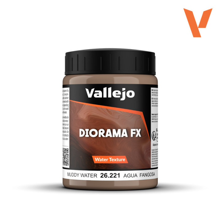 Vallejo - Diorama FX Water Textures Muddy Water 200 ml (26.221) - VALLEJO