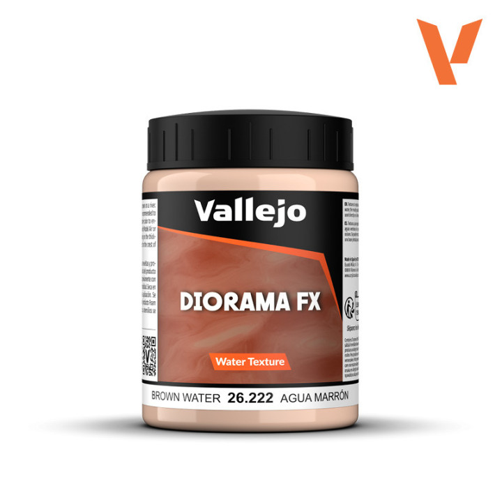 Vallejo - Diorama FX Water Textures Brown Water 200 ml (26.222) - VALLEJO