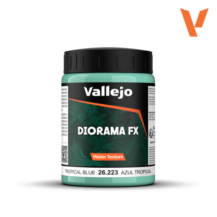Vallejo - Diorama FX Water Textures Tropical Blue Water 200 ml (26.223) - VALLEJO