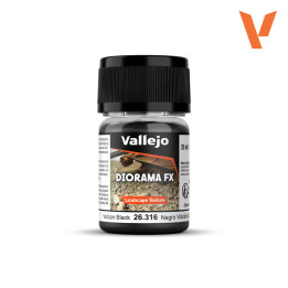 VALLEJO - Vallejo - Diorama FX Landscape Textures Vulcan Black 0.1-0.6 mm (26.316)