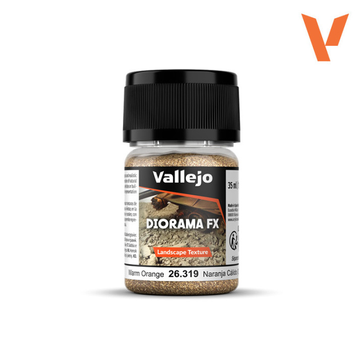 VALLEJO - Vallejo - Diorama FX Landscape Textures Warm Orange 0.1-0.6 mm (26.319)
