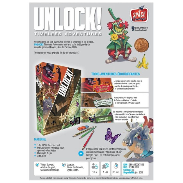Unlock - Timeless Adventures - BOARD GAMES