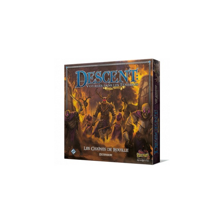 Descent - Voyages Dans Les Ténèbres - Les Chaînes De Rouille - Seconde Édition - GESELLSCHAFTSSPIELE