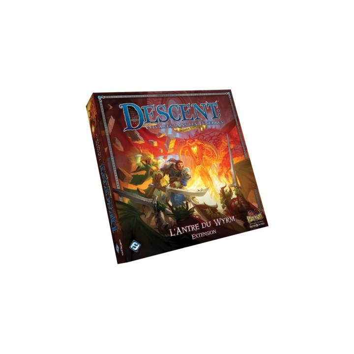 Descent - Voyages Dans Les Ténèbres - L'Antre Du Wyrm - Seconde Édition - GIOCHI DA TAVOLO