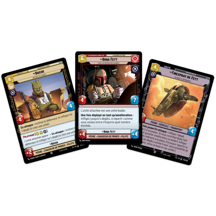 STAR WARS UNLIMITED - Star Wars Unlimited : Passage en Vitesse Lumière - Deck de Démarrage : Boba Fett