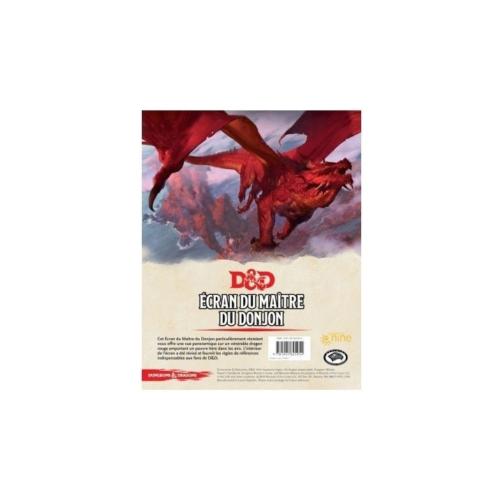 Dungeons - Dragons 5th - Dungeon Master Screen - BOARD GAMES