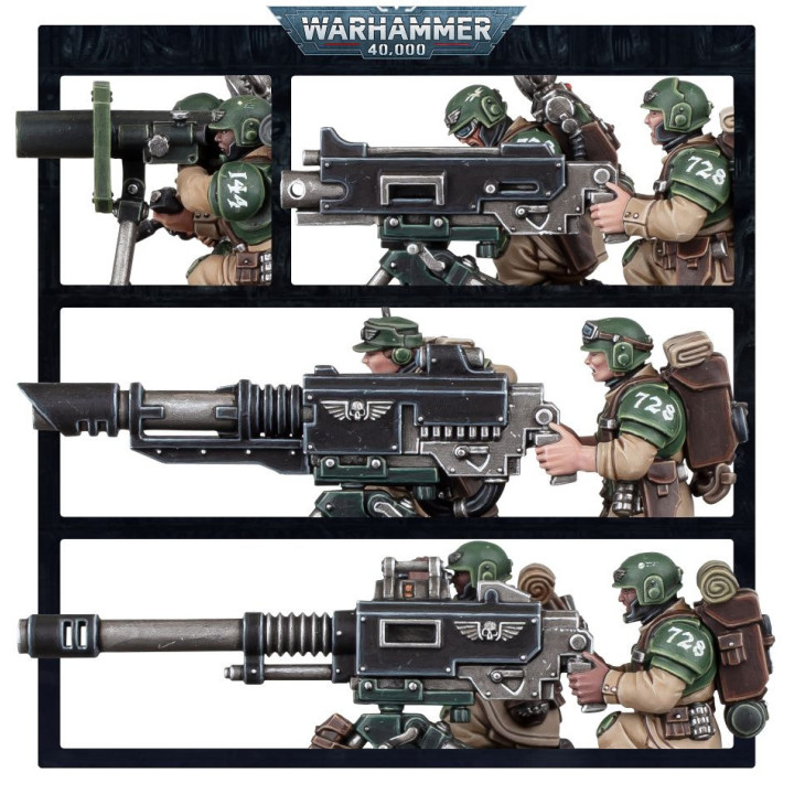 FIGURINES - Escouade d'Armes Lourdes