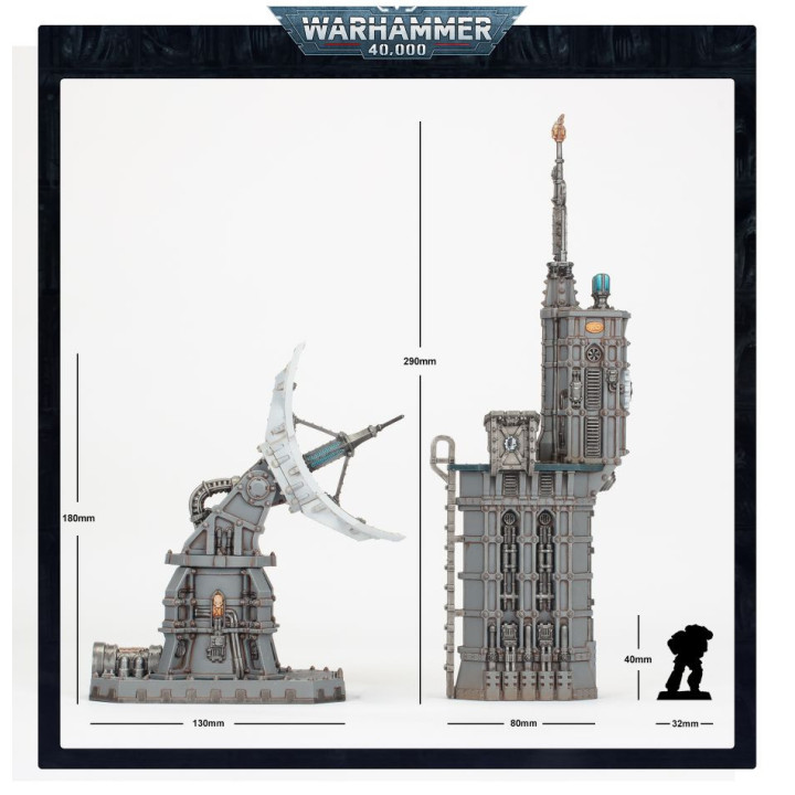 Zona di Guerra: Fronteris - Antenna Vox e Tempio Auspex - FIGURE