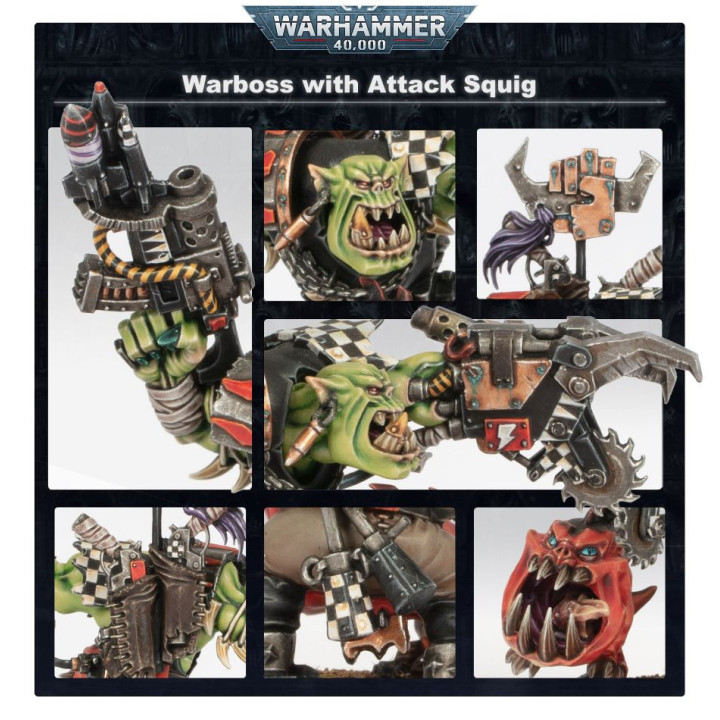 Orko Kapoguerra con Squig d'Aggrezzione - ARMATA XENOS