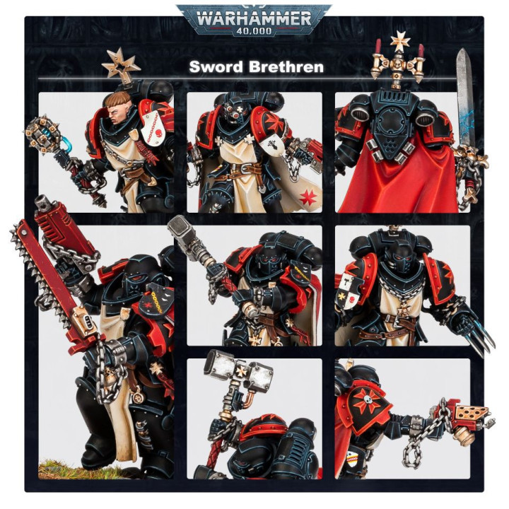Black Templars Sword Brethren - MINIS