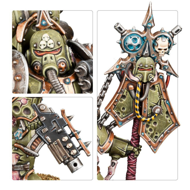 FIGURINES - Plague Marine Icon Bearer