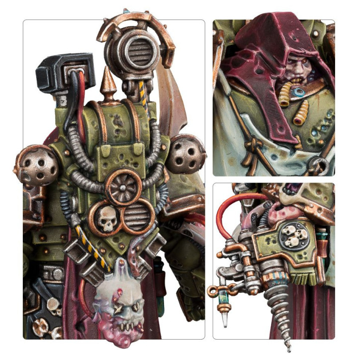 FIGURINES - Nauseous Rotbone, the Plague Surgeon