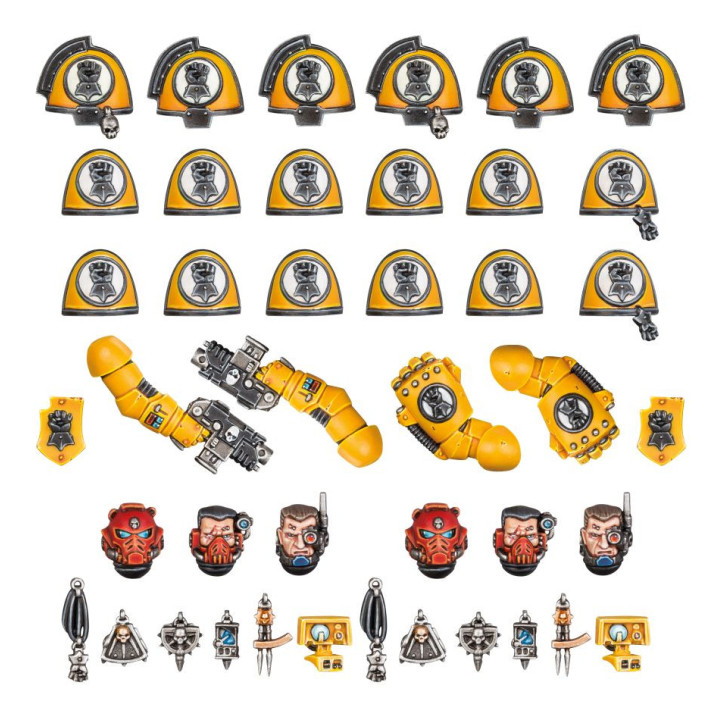 Upgrades und Abziehbilderbögen: Imperial Fists Primaris - FIGURINEN