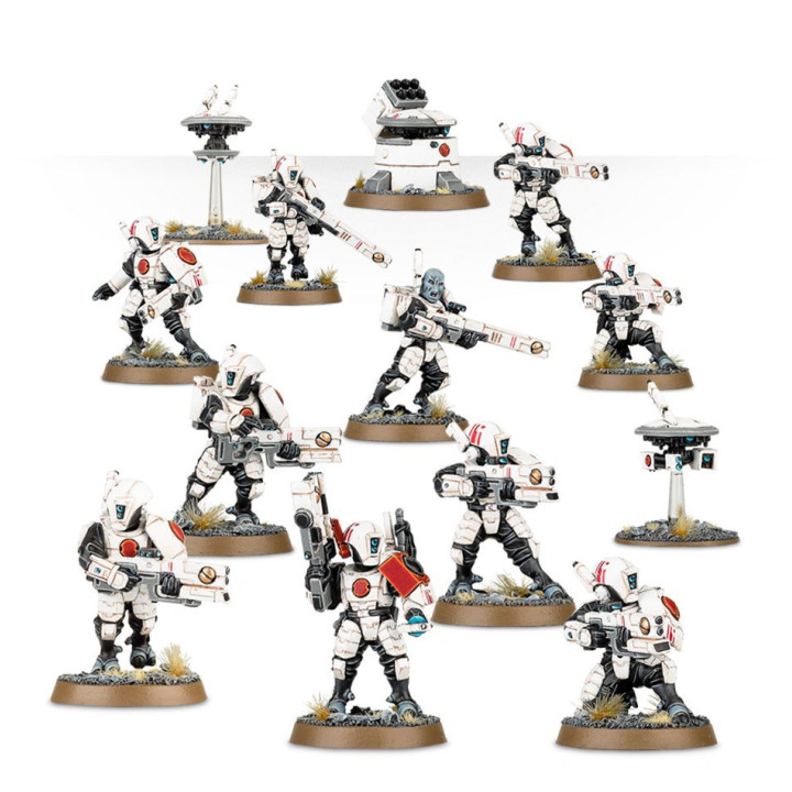 FIGURINES - Équipe d’Attaque de Guerriers de Feu