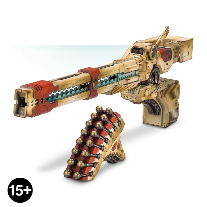 KX139 Ta’unar Supremacy Armour Heavy Rail Cannon Array - ARMATA XENOS
