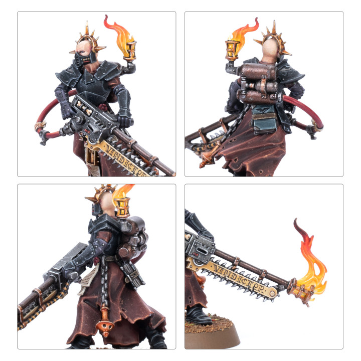 Prete del Munitorum con Vindictor - FIGURE