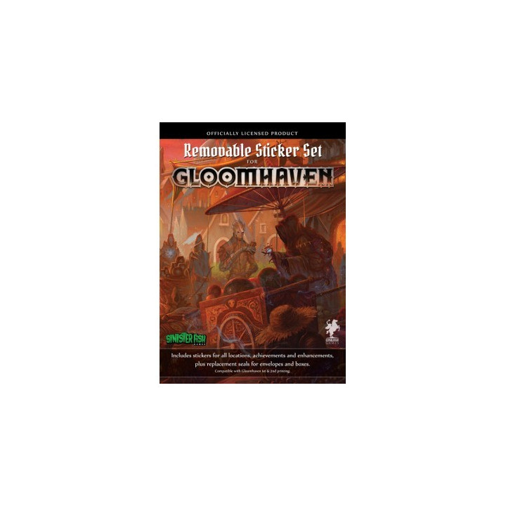 JEUX COOPÉRATIFS - Gloomhaven - Removable Sticker Set