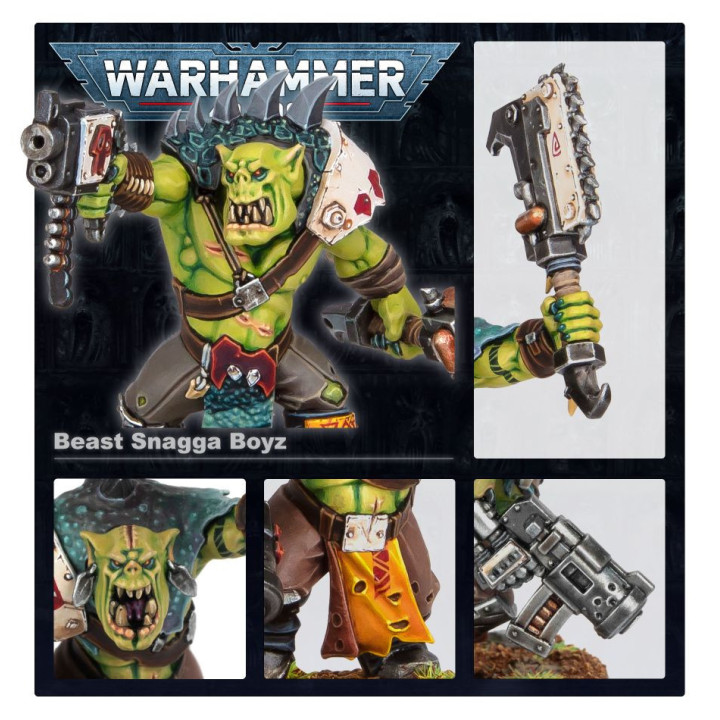 Ork Beast Snagga Boyz - MINIS
