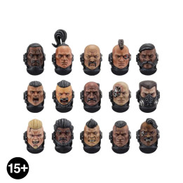 ENSEMBLES D'AMÉLIORATION DE L'INFANTERIE - Legiones Astartes – Character Heads Upgrade Set 2