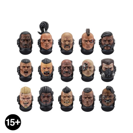 Legiones Astartes – Character Heads Upgrade Set 2