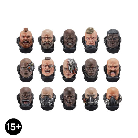 Legiones Astartes – Character Heads Upgrade Set 1