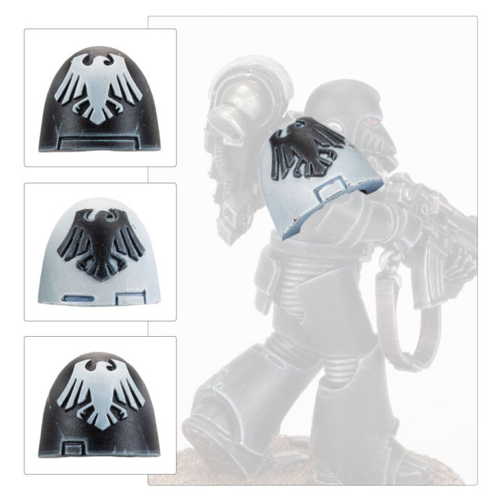 ENSEMBLES D'AMÉLIORATION DE L'INFANTERIE - Raven Guard MKVI Shoulder Pads