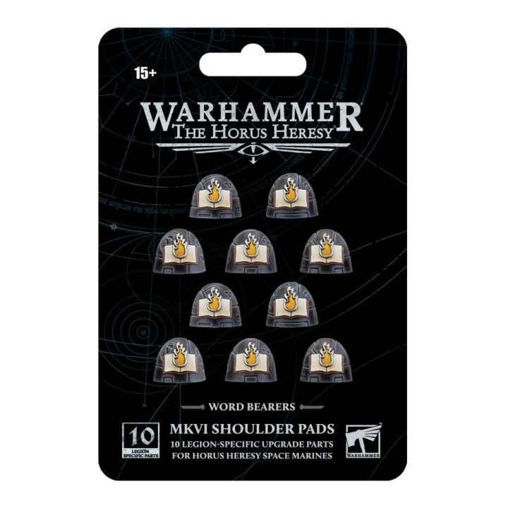 Word Bearers MkVI Shoulder Pads - INFANTRY UPGRADE SETS