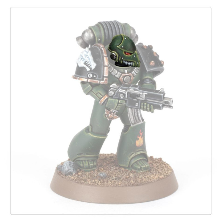 Salamanders MkVI Heads - INFANTRY UPGRADE SETS