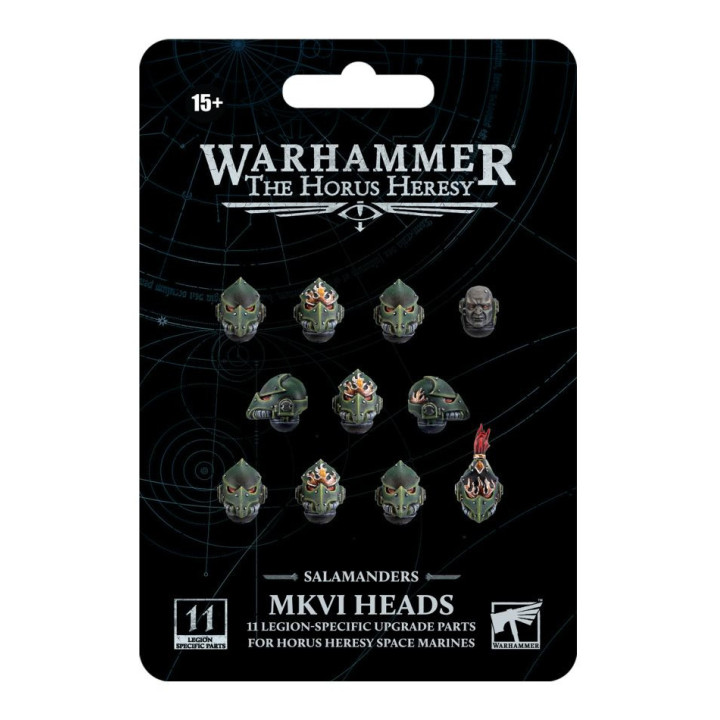 Salamanders MkVI Heads - INFANTRY UPGRADE SETS