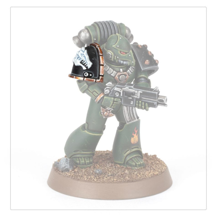 Salamanders MkVI Shoulder Pads - INFANTRY UPGRADE SETS