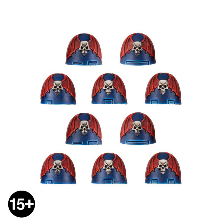 Night Lords MKVI Shoulder Pads - AUFRÜSTSÄTZE FÜR INFANTERIE
