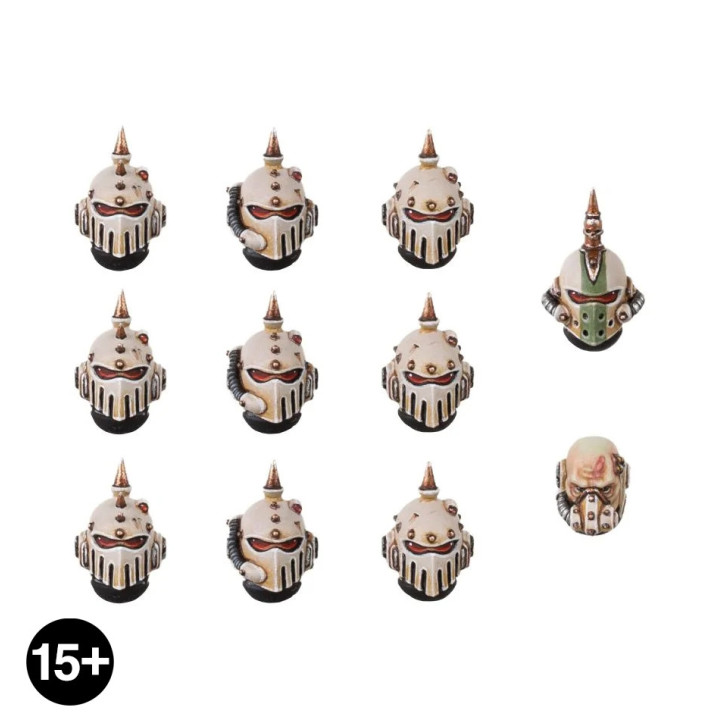 Death Guard MKVI Heads - AUFRÜSTSÄTZE FÜR INFANTERIE