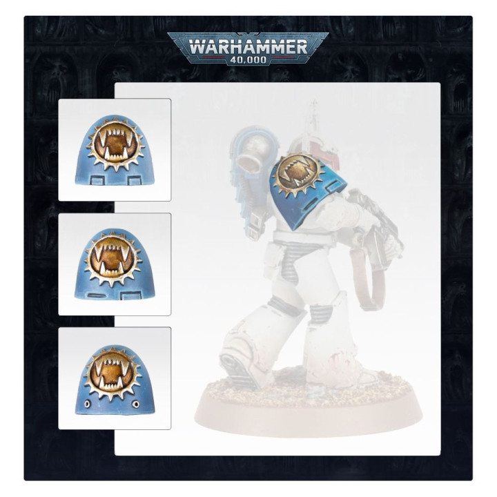 World Eaters MKVI Shoulder Pads - INFANTRY UPGRADE SETS