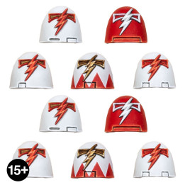 White Scars MKVI Shoulder Pads - INFANTRY UPGRADE SETS