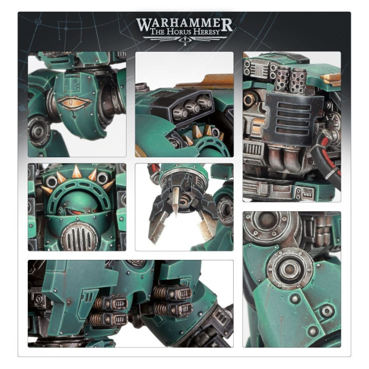 FIGURINES - Dreadnought de siège Leviathan avec pince et trépan