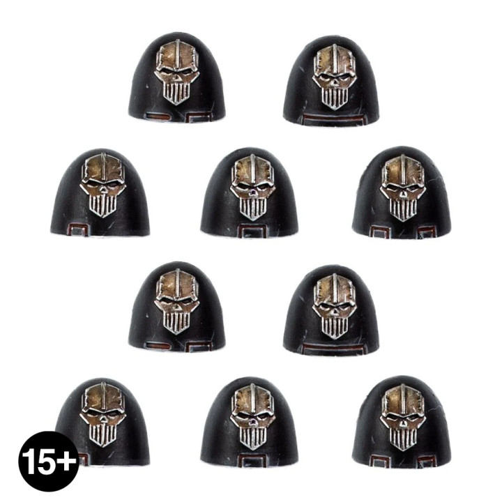 Iron Warriors MKVI Shoulder Pads - AUFRÜSTSÄTZE FÜR INFANTERIE