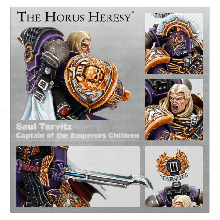 Saul Tarvitz - Captain of the Emperor's Children 10th Company - LEGIONES ASTRATES TRAITOR
