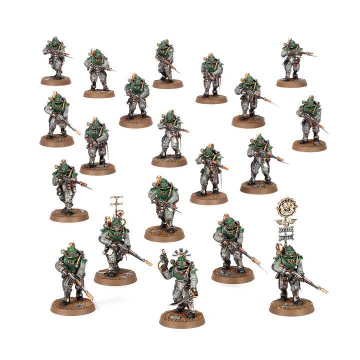 Auxilia-Solar-Schützengruppe mit Lasergewehren - FIGURINEN