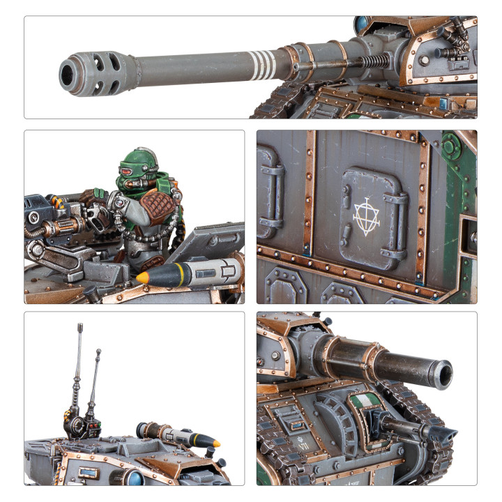 FIGURINES - Char de Frappe/de Commandement Leman Russ des Solar Auxilia