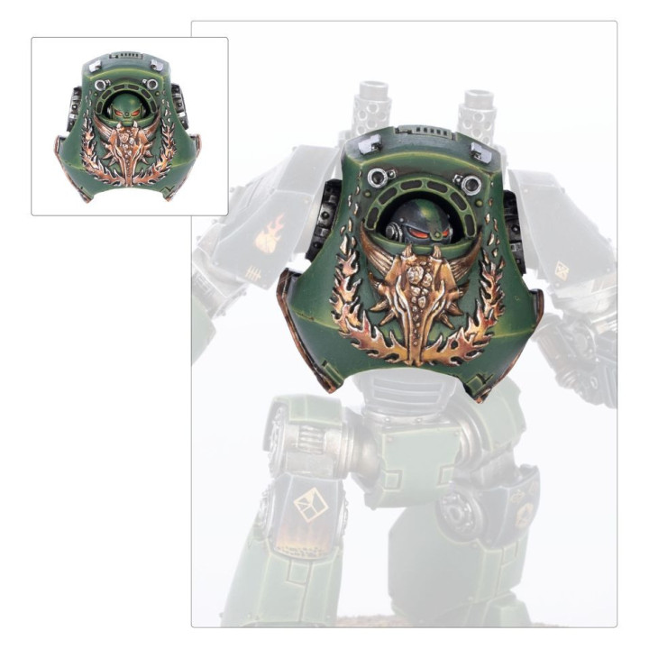 LEGIONES ASTRATES LOYALIST - Salamanders Contemptor Dreadnought Upgrade Set