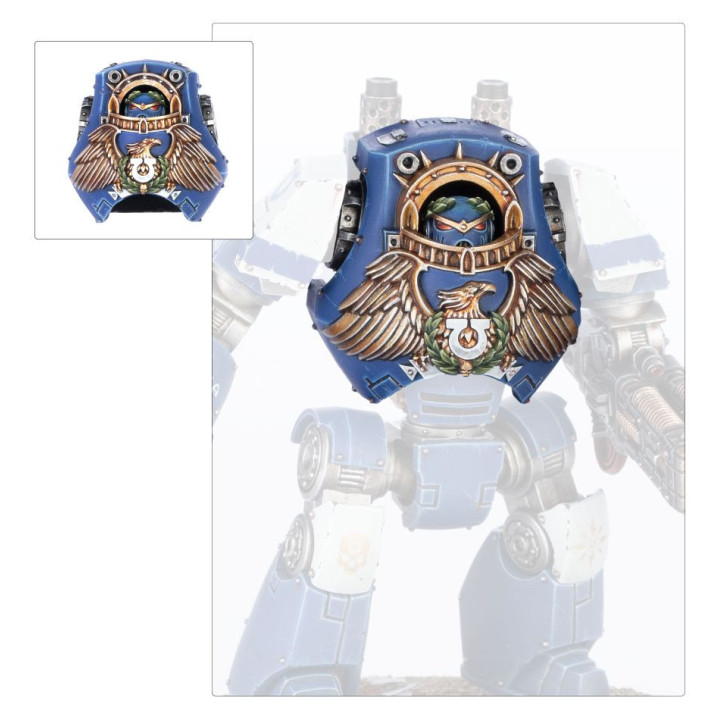 LEGIONES ASTRATES LOYALIST - Ultramarines Contemptor Dreadnought Upgrade Set
