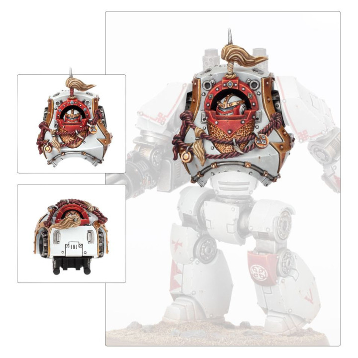 LEGIONES ASTRATES LOYALIST - White Scars Contemptor Dreadnought Upgrade Set